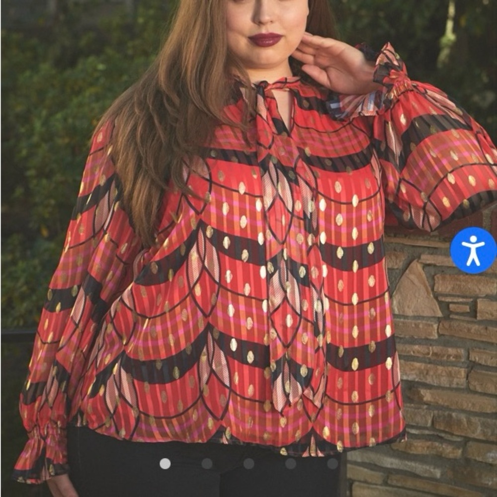 Anthropologie brand The Odells blouse, 2X